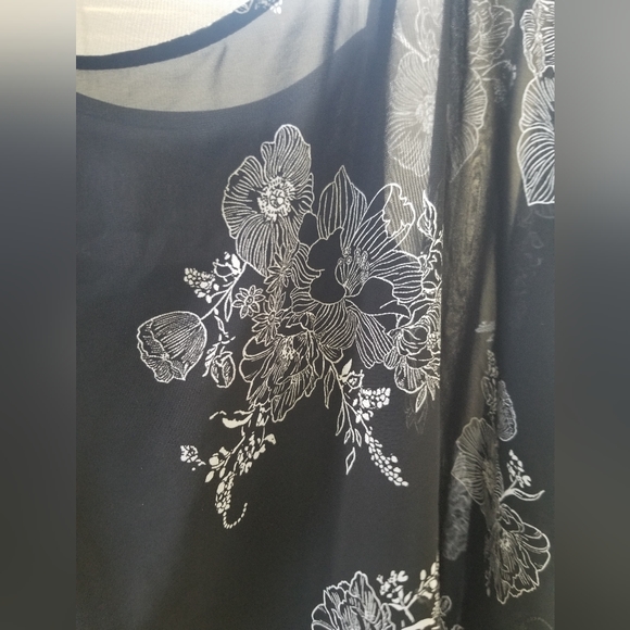 QUINTESSENTIAL Asymmetric One Shoulder Drape Tunic Medium - Picture 3 of 8